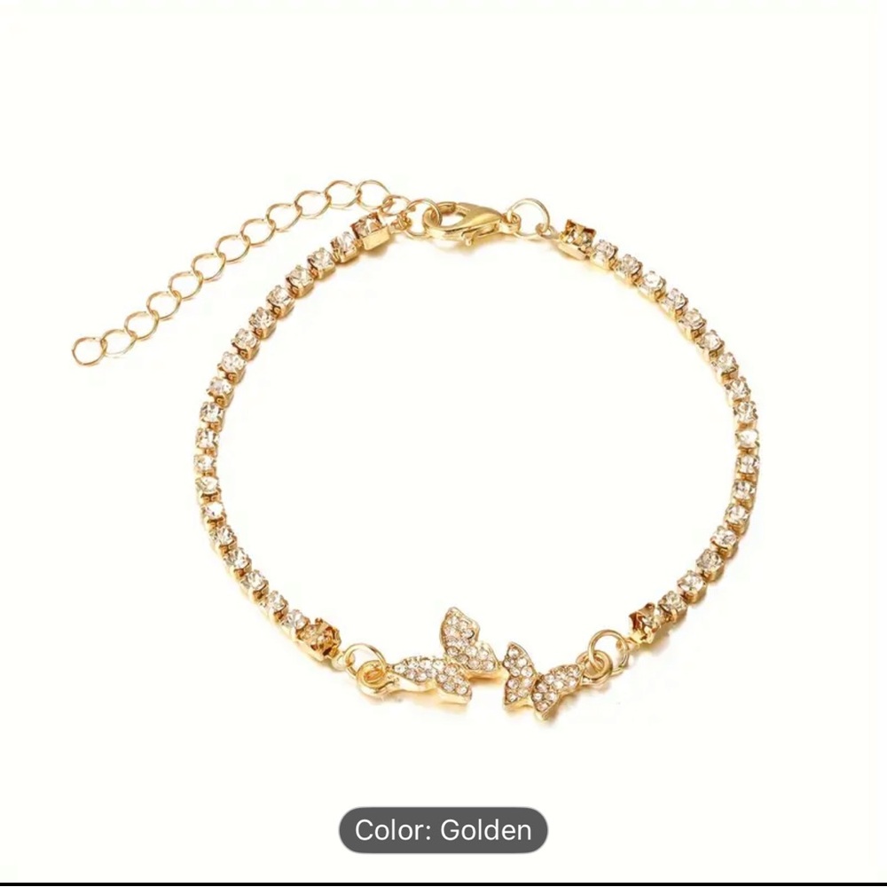 🦋Elegant Gold Butterfly Bracelet